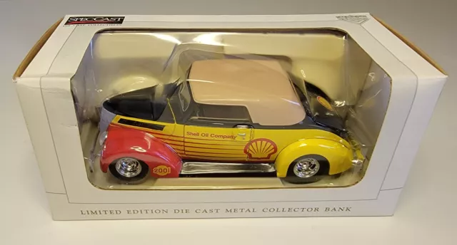 Limited Edition SpecCast Scale Die-Cast Metal Collector Bank 1937 Ford