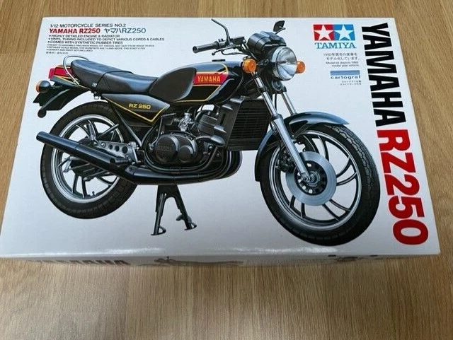 TAMIYA 1/12 YAMAHA RZ 250 Vintage Model kit. £80.00