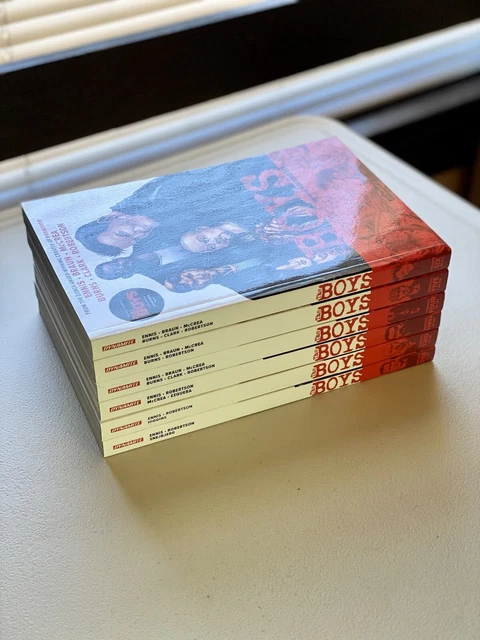 The Boys Omnibus Complete set by Garth Ennis. Vol. 1, 2, 3, 4, 5, 6 (1-6)