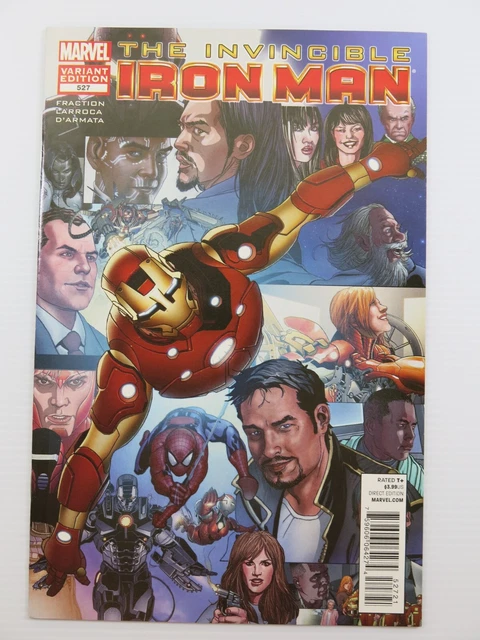 The Invincible Iron Man #527 Salvador Larroca  Final Issue Variant Cover