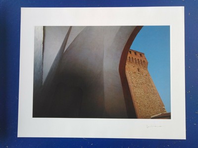 FOTOGRAFIA AUTOGRAFATA FRANCO FONTANA CASTELLO DI VIGNOLA DI MODENA 