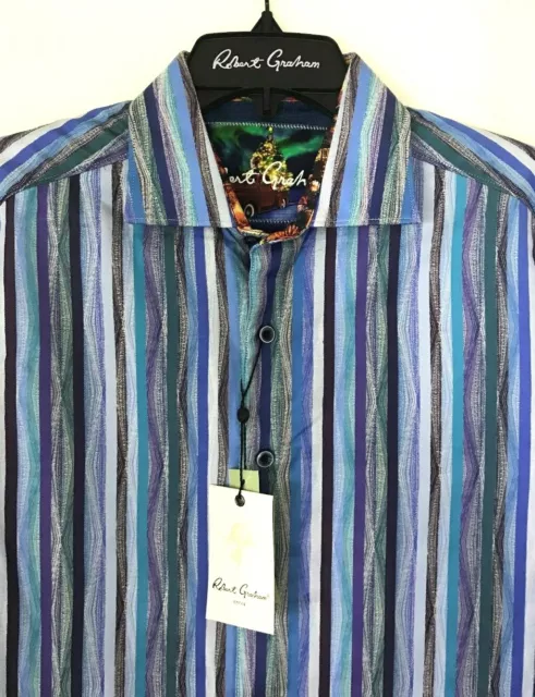 Robert Graham COZUMEL $228 Small Classic Fit NEW NWT FREE FAST SHIP! S