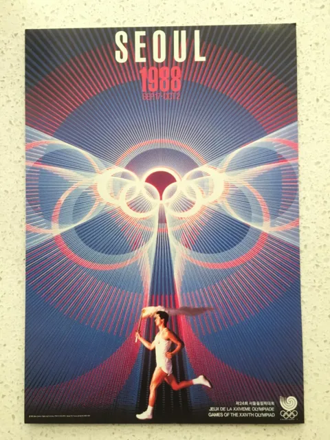Fantastic 1988 Seoul Olympics Postcard - Others Years Available From Aust.