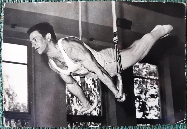 Premisl Krbec Sport Ginnastica Anelli Cecoslovacchia Olimpiadi Tokio 1964 Foto