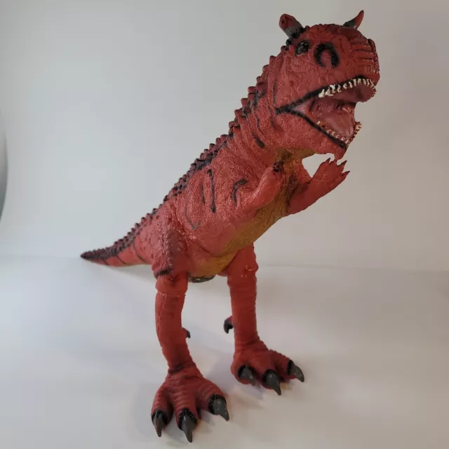 Disney Parks Dinoland Animal Kingdom Carnotaurus Dinosaur Large Soft Latex  - 34”