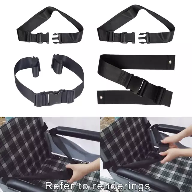 Quick Release Wheelchair Seat Belt Harness Restraints Straps for Disabled