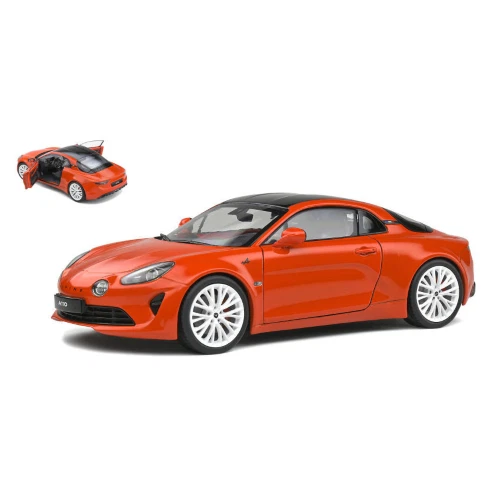 ALPINE A110S HERITAGE COLORS ORANGE SANGUINE 2021 1:18 Solido Auto Stradali