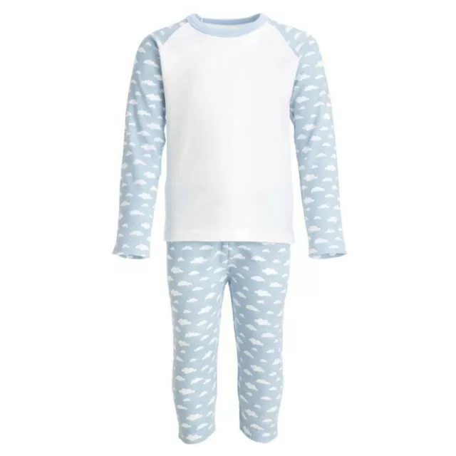 Wholesale Joblot Kids PJ's Blue Clouds or Dinosaurs in Various Sizes