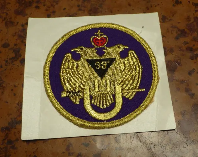 Masonic 33rd Degree Scottish Rite Patch