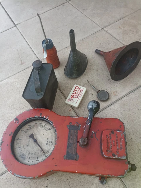 Tankstelle, Ölkabinett, Luftspender, Kompressor Werkzeug, Werkstatt , alte...