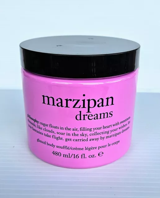 Philosophy Marzipan Dreams Glazed Body Souffle (16 fl oz/ 480 mL) NEW