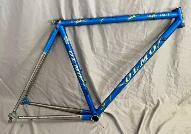 1985 Olmo Super Light Road Bike Frame 51cm Small Columbus Genius Lugged Steel!!!