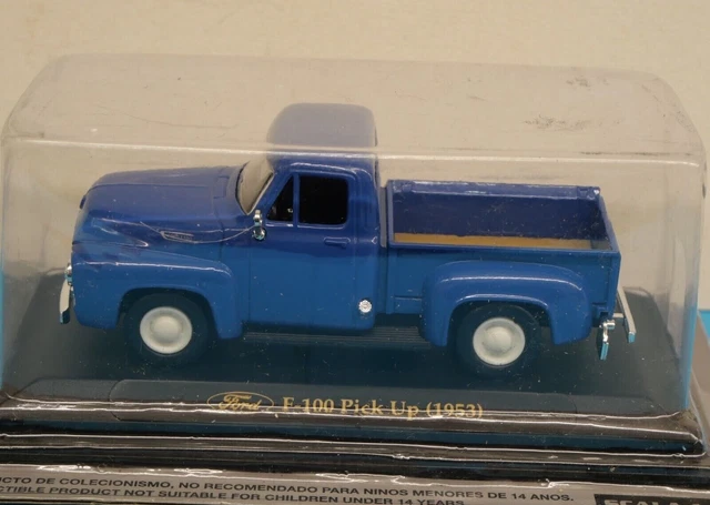 Maquette FORD F1 PICK UP 1948 - Échelle 1/43 - Bleu Métal - Occasion Collection