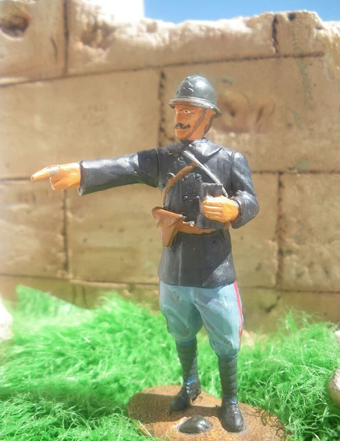Soldat De Plomb Bersaglier Italien 1915 Première Guerre Mondiale - 54 Mm, Occasion Bon état