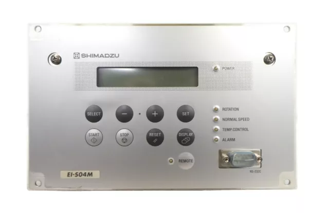 Shimadzu EI-S04M Turbomolecular Pump Controller TMP Power Unit Working Surplus