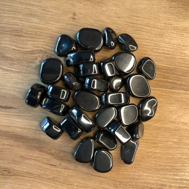 Hematite Tumbled Stone -Sacral & Solar Plexus Chakra