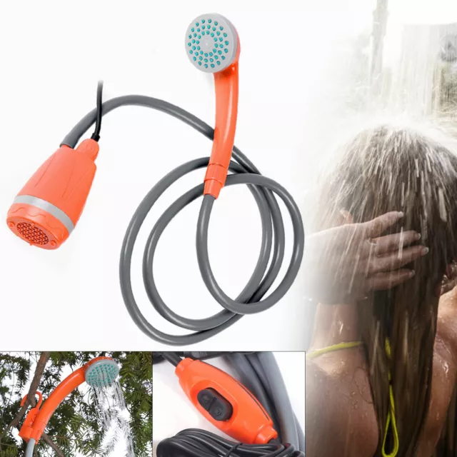 12V Portable Camping Car Pet Shower Spray Pump Kit for Outdoor Travel Hiking