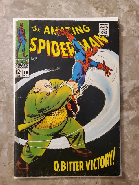 Vintage Amazing Spiderman #60 (1st Series Marvel Comics) - Silver Age- Low Grade