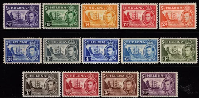 St Helena 1938 Ships Set Mint