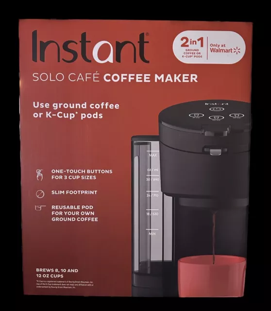 Instant's Solo Coffee Maker handles K-Cups and ground beans from $51 (Reg.  up to $100)