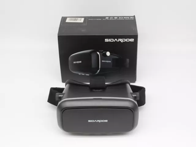 SIDARDOE VIRTUAL REALITY HEADSET Smartphone VR Headset For Mobile Phones Black