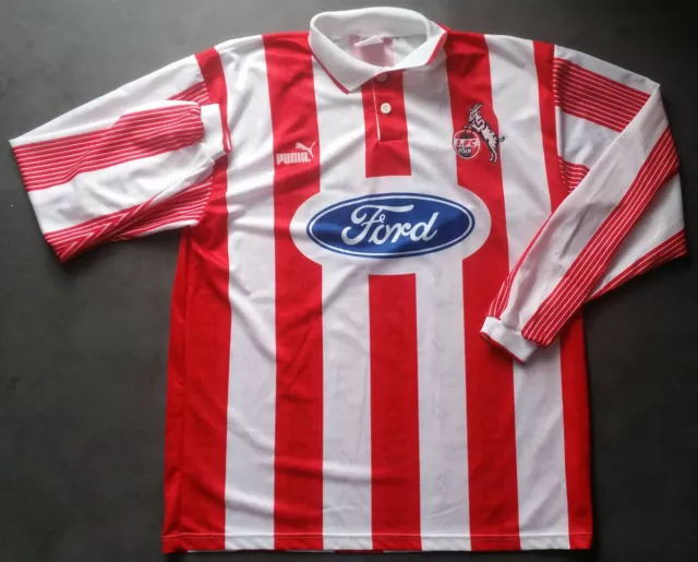 1. FC Köln Trikot, Puma, Ford, Kölle,Cologne,Jersey,Müngersdorf,Vintage,Fussball