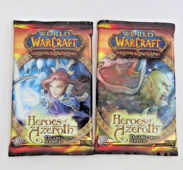 TCG World Of Warcraft Heroes Of Azeroth 1x Booster Pack -New