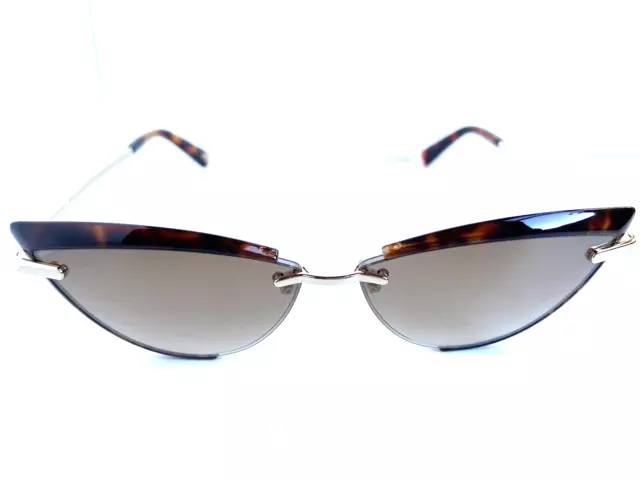 New WEB Trendy Elegant Geometric Tortoise 56mm Cats Eye Women's Sunglasses