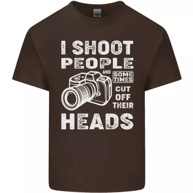 T-shirt top Photography I Shoot People Photographer da uomo cotone 8
