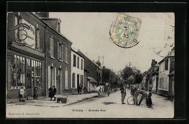 CPA Froissy, Grande Rue