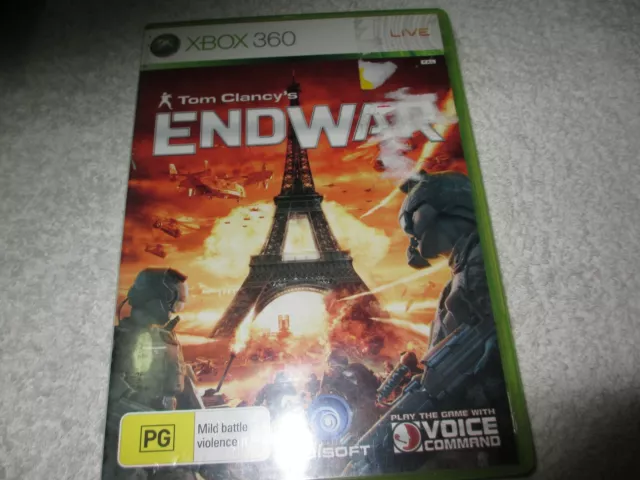 Xbox 360 Game Tom Clancys EndWar  B62