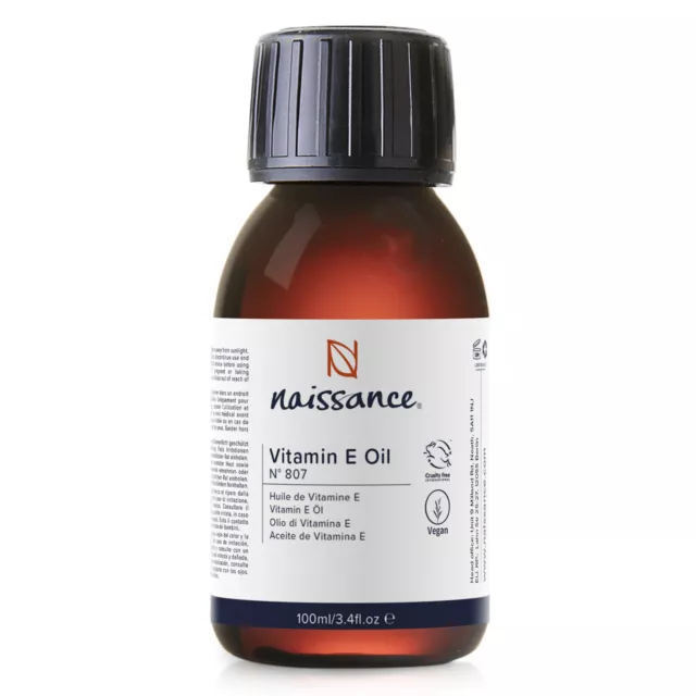 Naissance Vitamin E Oil (No. 807) - 60ml-5L - Massage, Beauty, Hair, Nails, Skin 2