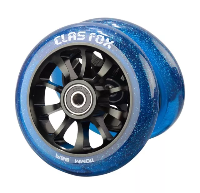 Clas Fox scooter WHEELS 110mm - Galaxy Blue (Free Shipping Australia Wide)