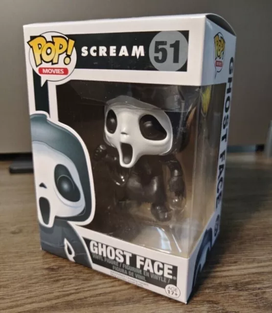 Funko Pop Scream Ghost Face #51 Rare Vaulted Retired Vinyl W/Protector  NEW