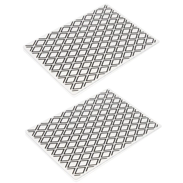 2 stücke Plastikprägung Ordner Vorlage DIY Scrapbooking Diamant Square Prägeform