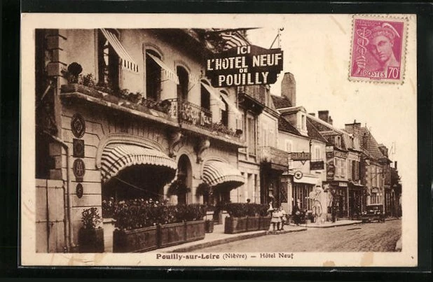 CPA Pouilly-sur-Loire, Hotel Neuf