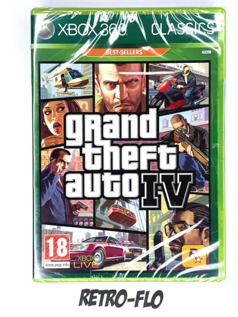 Grand Theft Auto IV - Classics - Jeu Microsoft Xbox 360 - NEUF