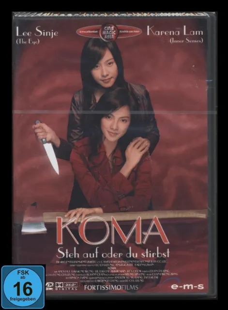 Dvd Koma - Steh Auf Oder Du Stirbst - Horror-Thriller Aus China *** Neu ***