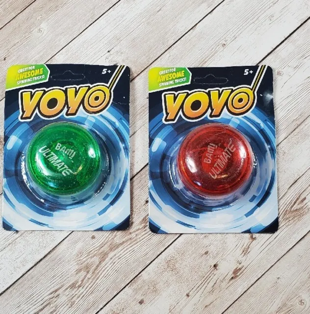 Lot of 2 BAMI ULTIMATE HIGH PERFORMANCE YO-YOs - Red & Green New In Package