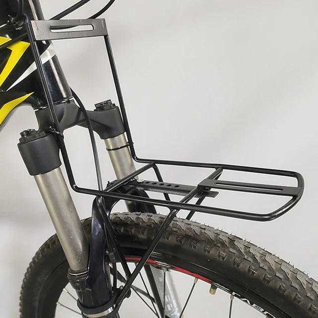 Gepäckträger Für Fahrradzubehör LOVIVER Fahrrad Gepäckträger Aus Stahl - Universeller Front-Gepäckträger Für Mountainbike Gepäckträger Vorne