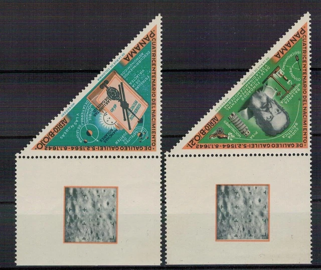 Panama: Nr. 824-825 ** postfrisch / 400. Geburtstag Galileo Galilei 1965