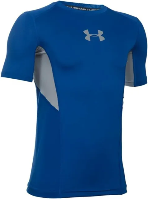 Under armour Bambini Ragazzi' Coolswitch T-Shirt, Reale / Steel, XS