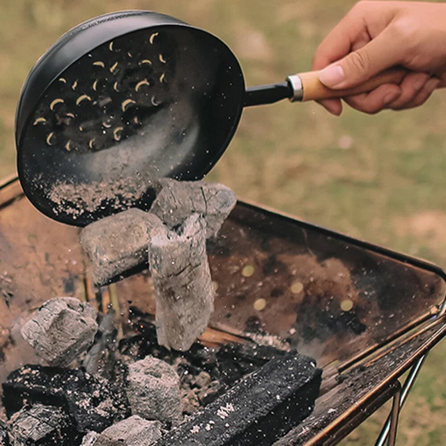 Supporto Universale Per Stufa Fumanduo - Griglia Antiscivolo In Ferro Per Wok E Padelle, Nero
