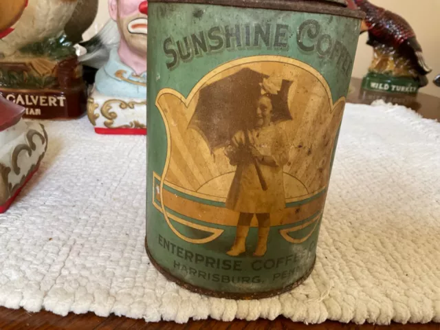 Enterprise sunshine coffee can vintage