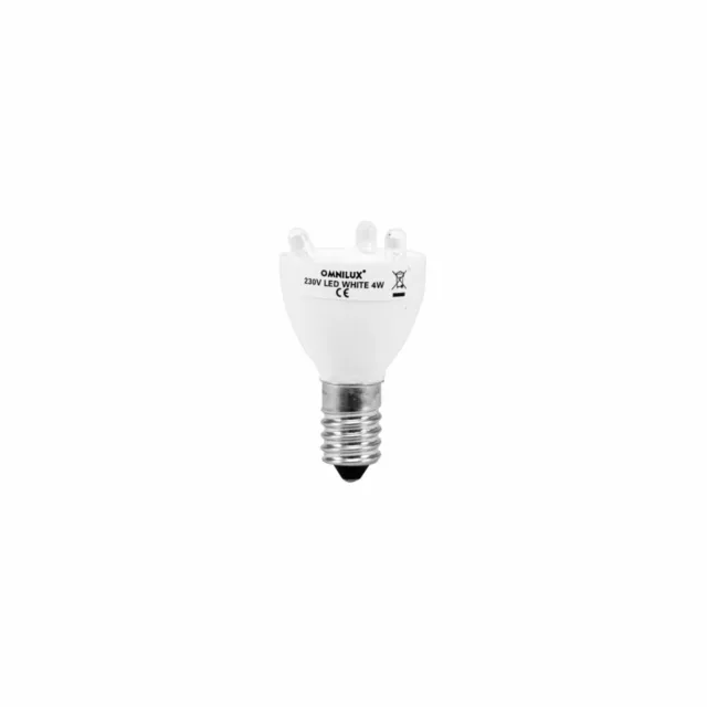OMNILUX LED Lampe 230V E14 3 Diodes Blanc