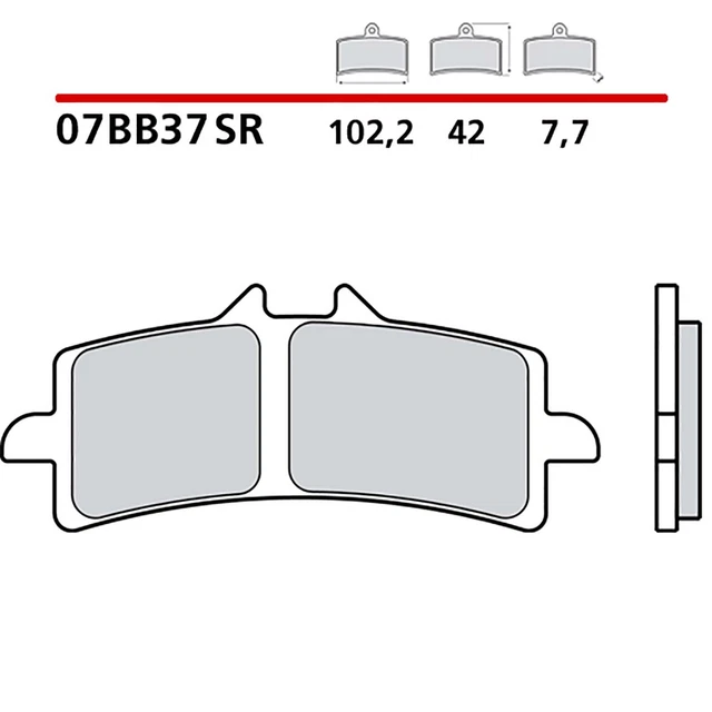 Kit Plaquettes De Frein Avant ZCOO Pour Kawasaki ZX-10R ABS 1000 2018 - Réf. 2x B005