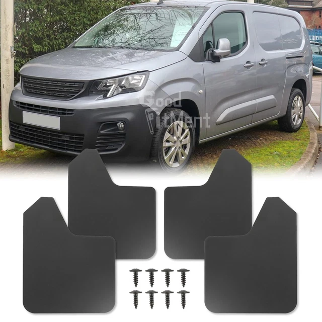 Universal Car Mudflaps Front Rear Peugeot Logo 106 207 208 306 307 Mud Flap New | UK