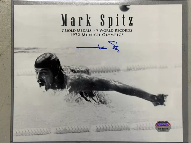 Mark Spitz Hand Signed Auto 8X10 Photo Usa Swimming Olympics Mounted Memories