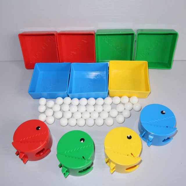 VINTAGE PAC-MAN MB Game Board Parts Bundle White Marbles Pellets £14.99 ...