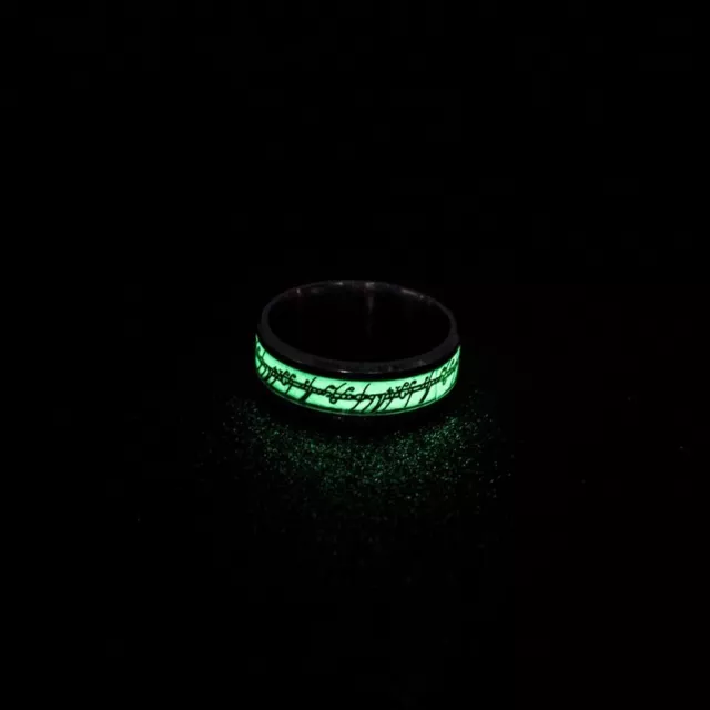 Herr der Ringe: Ring Phosphoreszierend Glow / Night Neu+Beutel